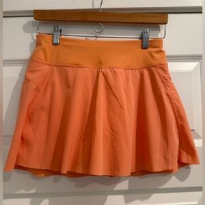 Women's Orange Athletic Skort